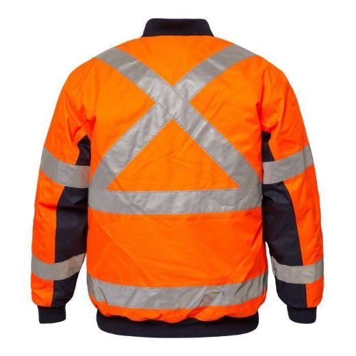 Picture of WorkCraft, Tempest Hi Vis Bomber Jacket W X - Pattern Tape